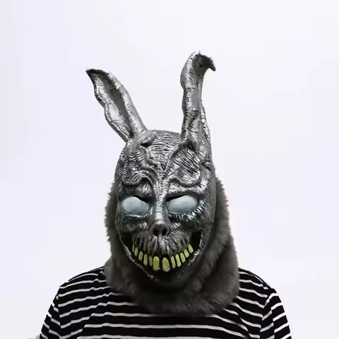 Movie Donnie Darko Frank Evil Rabbit Tops Cosplay Mask Halloween Party Props Latex Full Face Mask