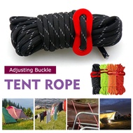 【Lifefree】4M Camping Tent Rope เชือกอเนกประสงค์ Paracord Flysheet Tarp Tent เชือกเต็นท์ Windproof สะท้อนแสง