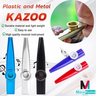 MereHome Plastic and Metal Kazoo Portable Flute For Beginner Instrument Music Lovers Kazoo Alat Muzi