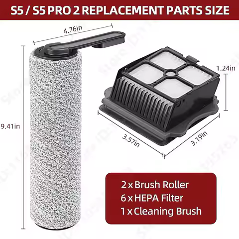 Fit For Tineco Floor ONE S5 /S5 Pro Floor Scrubber Cordless Wet Dry Vacuum Cleaner Replacement Parts