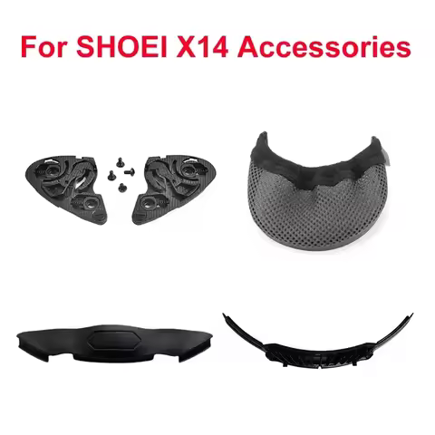 Motos accessiores For SHOEI X14 Helmet Nose Guard NoseProtector Breath Chin Vent Guard Breath Deflec