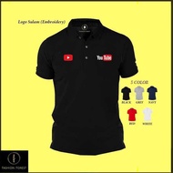 2026 NEW  Polo Classic T Shirt WITH [YT] YOUTUBE LOGO Crew FASHION SPORTS STREETWEAR Sulam Embroider