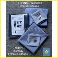 ❂ ● ❖ Original / Prescribed DepED Teacher's Uniform for WOMEN'S *by SET* (Men's Uniform - Different