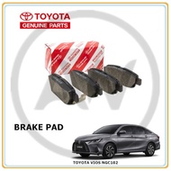 Toyota Vios AC100 NGC102 2023-2025 Front Rear Disc Brake Pad