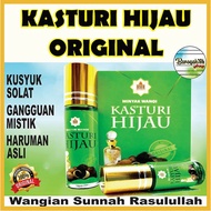 HIJAU EXCLUSIVE GREEN MUSK WITH ISLAMIC PERFUME OIL MUSLIM GREEN MUSK DEER PERFUME