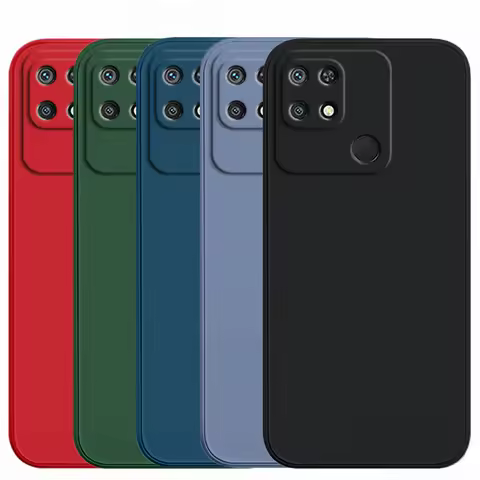 For Xiaomi Redmi 10C Case Xiaomi Redmi 12C 10C 10 9A 9C Cover Shockproof Liquid Silicone Phone Back 