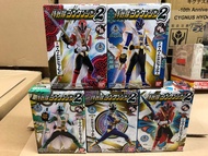（經典絕版 戰隊系列）100％ 超罕有 懷舊絕版 Bandai 東映 2009年 日本製 侍戰隊 真侍合體 完全變形 食玩 獅子折神、龍折神、熊折神、龜折神、兜折神、舵木折神、虎折神、海老折神A+B、