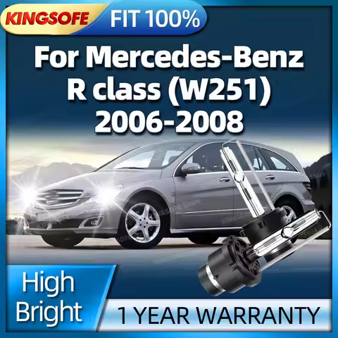 2Pcs Xenon 35W HID Car Lamp D2S Headlight 6000K Upgrade Bulbs For Mercedes-Benz R class W251 2006 20