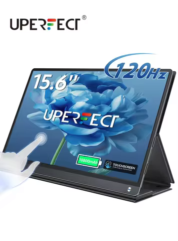 UPERFECT 15.6'' Portable Monitor IPS HDR FHD Matte Screen Eye Care With 10-Point Capacitive Touch 10