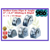 Metal Sliding Rigid Gate Roller U / V / UV Type (2" & 2-1/2 / 2-1/4") with bracket