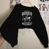 RODEO WILL WEST FLEECE CROP SWEATER