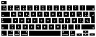 MiNGFi Silicone Spanish Keyboard Cover for MacBook Pro 13" M1/M2 A2338 (2020-2023), A2289 (2020), A2