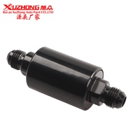 Car Modified Fuel Filter AN6 Gasoline Filter Cleanable Black Fuel Filter #