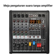 power mixer 8 Ohm 650 wattx2 yamaha/AGM8mixer power amplifier 7 jalur equalizerBluetooth99DSP48V