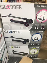 Globber Master Prime 三輪滑板車 -粉/藍/綠 原價$949