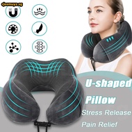 Memory Foam U Shaped Pillow Neck Pillow Nap Cervical Pillow Nap Neck Pillow For Airplane Car Sleeping