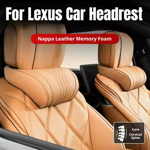 For Lexus IS ES ES300h ES350h RX RX350 RX500h NX350h NX450 Car Headrest Slow Rebound Waist Cushion F