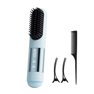 HOHOO หวียืดผมไร้สาย แบบพกพา หวีไฟฟ้า อิสระไร้สาย + การดูแลเส้นผมด้วยไอออนลบ เครื่องจัดแต่งทรงผม 3 i