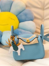 Hermes Lindy Mini Bag Blue 北方藍