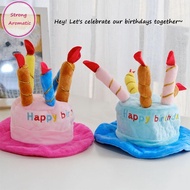 STRO Dog Hat Pet Dog Cat Hat Birthday Cake Cap Pet Birthday Party Costume Accessories Cartoon Pet Do