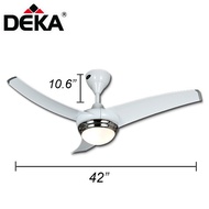 DEKA 42" BABY FAN CEILING FAN WITH LED LIGHT 3 BLADE BABY LED