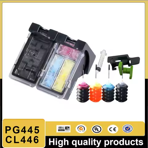 PG445 CL446 Ink Cartridge 445XL 446XL Compatible For Canon Pixma MX494 MG2440 MG2540 MG2940 IP2840 M