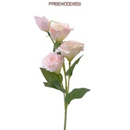 FREEWOODIEGI Artificial Eustoma Grandiflorum Roses, Simulation Design Artificial Flowers Artificial 