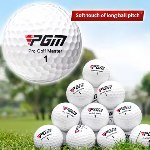 PGM Official 3-Layer Premium Golf Balls Practice Compet Performance Training for Distance Straight S
