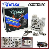 ATAKA CNC Golf Cylinder Head Sniper135 Sniper 150 MX135 LC135 4 Valve Super Head