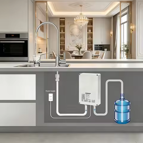 12V Electric Water Pump Caravan Kitchen Faucet Automatic Water Suction Pump 2L/min 3.5L/min Motorhom