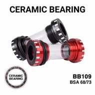 BB ZTTO BB109 CERAMIC BEARING BOTTOM BRACKET CRANK HOLLOWTECH II HT 2 LONGCER