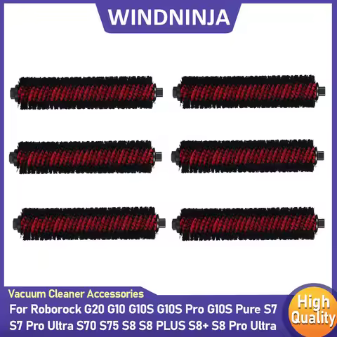 Parts High Speed Cleaning Brush for Roborock G10 G10S G10S Pro G10S Pure G20 S7 S7 Pro Ultra S70 S75