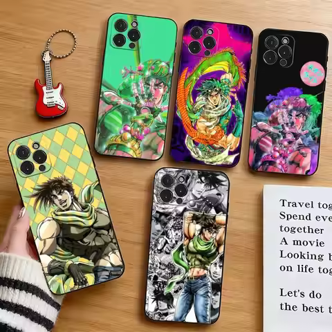 J-JOJO J-Joseph J-Joestar Phone Case Silicone Soft For IPhone 17 16 15 14 13 12 11 X XR Plus Pro Max