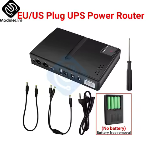 AC85-265V DC1018L Router 5V9V12V Optical Cat Monitor Backup Uninterruptible DC Power Supply Charger 