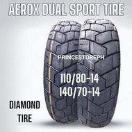 AEROX DUAL SPORT TIRE DIAMOND PREMIUM 110/80-14 140/70-14