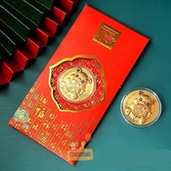 Angpao Koin / Kantong Koin Emas Kado Souvenir Imlek Tahun Macan Tiger