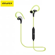 Awei A890BL Bluetooth Sport Wireless Ear-Hook Earphone Waterproof Headset with Microphone