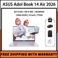 ASUS Adol Book 14 Air 2026 AI7 H 445 / AI9 H 465  / R9 8945H 2.8K 120Hz OLED 14 inch 1TSSD ASUS Lapt