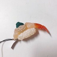甜蝦生魚片壽司扭蛋吊飾