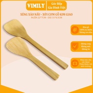Kim Giao Wooden Ladle Used for Stir-Frying and Cooking Rice
