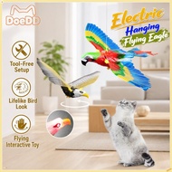 Cat Bird Toy Electric Hanging Flying Bird Eaglen Parrot Toy Cat Teaser Stick Toy Pet Interactive Toy