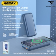 Powerbank | REMAX RPP-207 Tanyl Series 22.5W Multi-Compatible Wireless Fast Charging Power Bank 2W