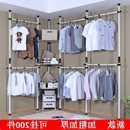 ST-🚤Clothes Hanger Assembly Open Cloakroom Simple Wardrobe Hanging and Drying Bedroom Storage Coat Rack JAZO