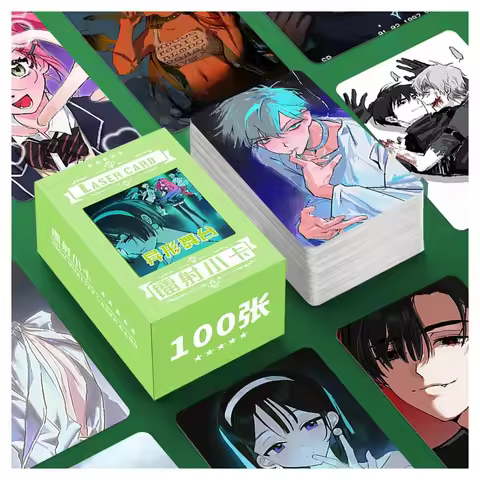 100 Pc/set Alien Stage Manga Laser Lomo Card Album Comic Characters Photocard for Fans Collection Ca