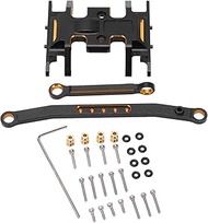 RC Car Steering Assembly Set - Aluminum Alloy Base & Center Skid Plate - & Lightweight Parts for SCX