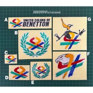 Reflective Cutting Sticker Benetton Collection /Pangkah/Duck/Burung/Padi/United Colors