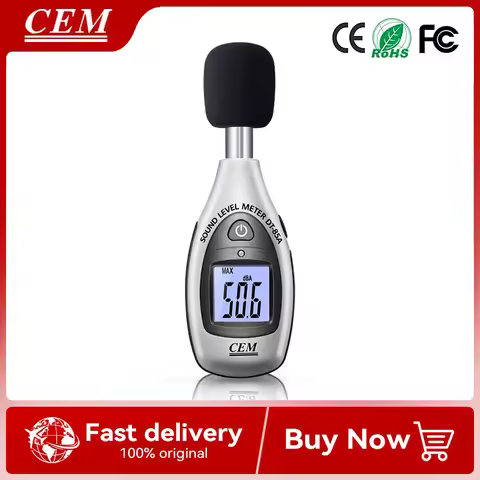 CEM DT-85A Digital MINI Sound Level Meter 35 to 130dB Range and Frequency Weighting Portable Noise M