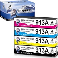 DOUBLE D 913A for HP 913A Compatible with HP PageWide Pro 377dw 377dn Pro 477dw 477dn Pro 352dn 452d