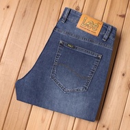 Nam Lỏng Lẻo Chân Thẳng Quần Jean Thường Ngày Giữa Eo Công Sở Quần Tây Đa Năng Đơn Giản Thời Trang L