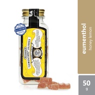 Hudson's Eumenthol Jujubes Classic Candy Bottle - Honey Lemon (50g)